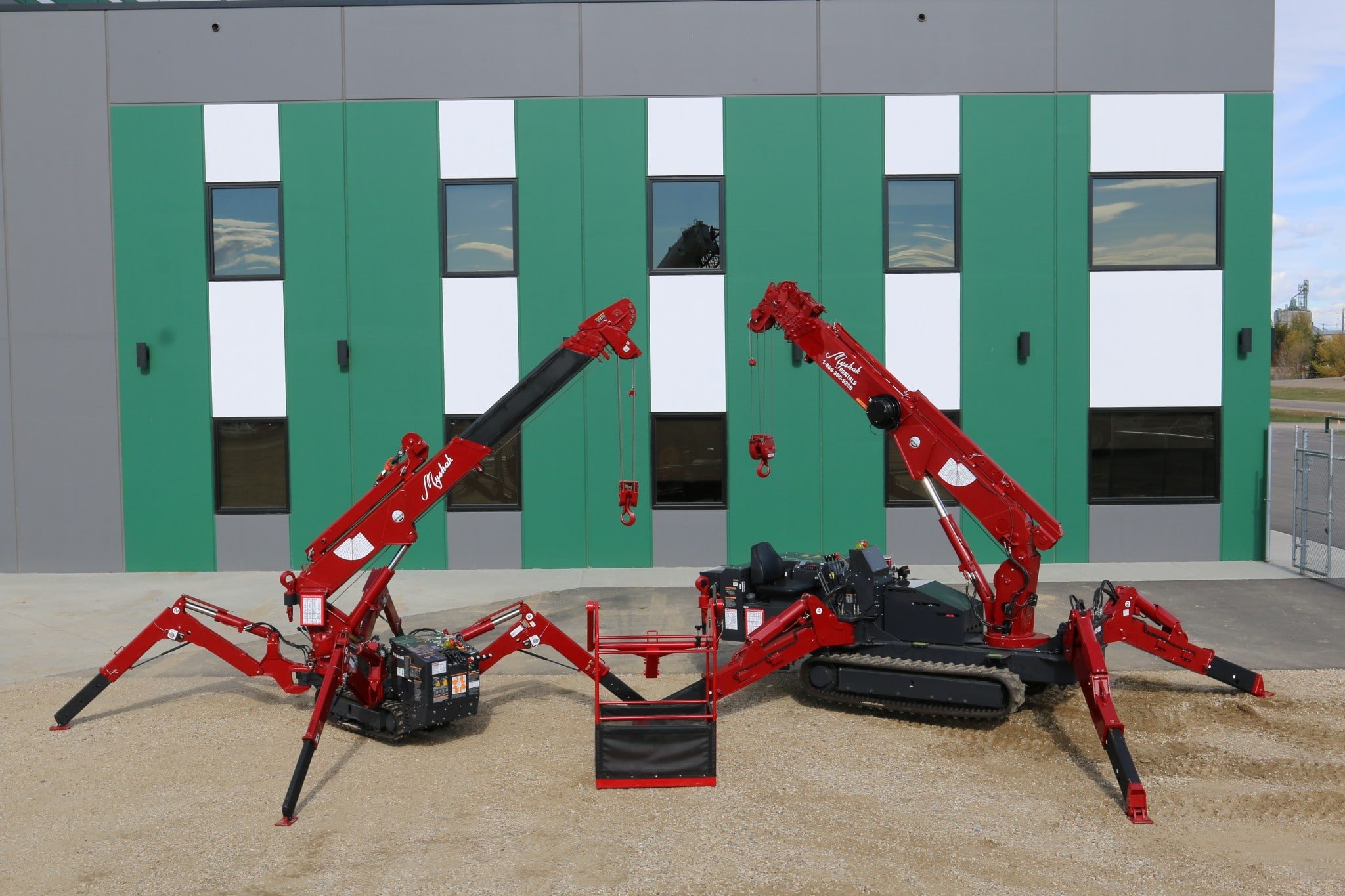 URW 295 / 376 - 3.5 Ton Hydraulic Spyder Crane
